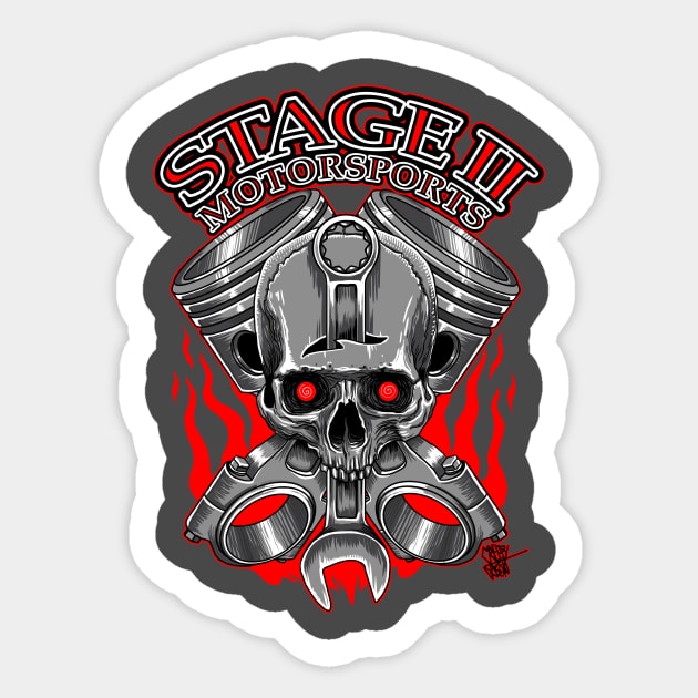 Stage II Sticker by creepyjason